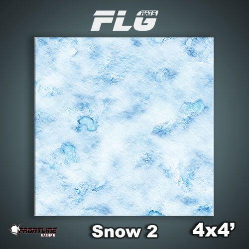 FLG Mat, Snow 2, 4x4 Gaming Mat FLG    | Red Claw Gaming