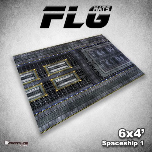 FLG Mat, Spaceship 1, 6x4 Gaming Mat FLG    | Red Claw Gaming