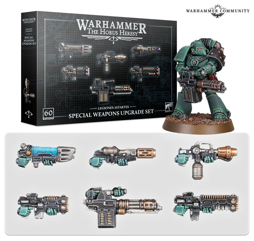 Liber Astartes: SPECIAL WEAPONS UPGRADE SET Horus Heresy Games Workshop    | Red Claw Gaming