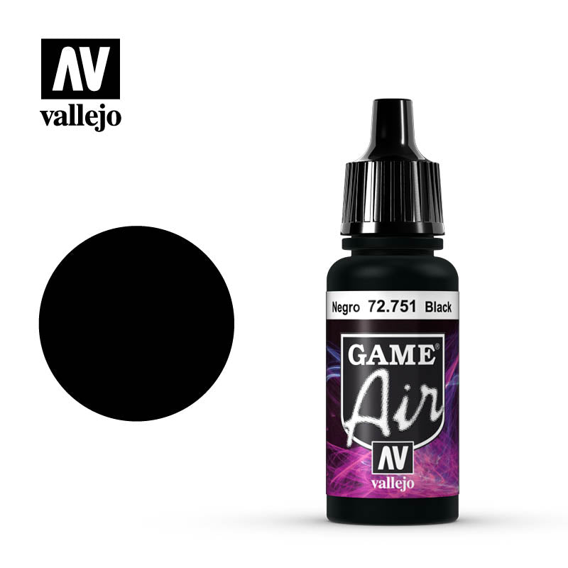 Black (GA) Vallejo Game Air Vallejo    | Red Claw Gaming