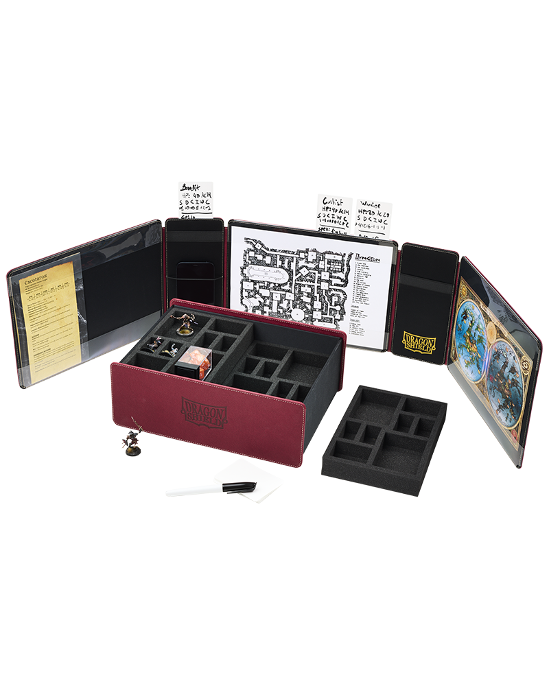 Dragon Shield Game Master Companion - Blood Red Dragon Shield Dragon Shield    | Red Claw Gaming