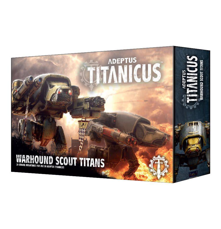 ADEPTUS TITANICUS WARHOUND SCOUT TITANS Adeptus Titanicus Games Workshop | Red Claw Gaming
