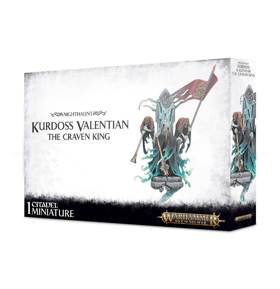 KURDOSS VALENTIAN THE CRAVEN KING Nighthaunt Games Workshop    | Red Claw Gaming