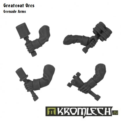 Greatcoats Grenade Arms (5) Minatures Kromlech    | Red Claw Gaming