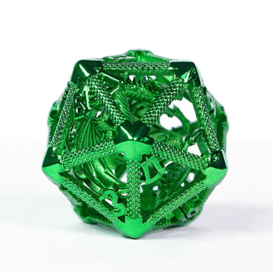 HOLLOW DRAGON KEEP D20 - Green Dice & Counters Foam Brain Games    | Red Claw Gaming