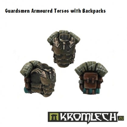 Guardsmen Armoured Torsos with Backpacks (5+5) Minatures Kromlech    | Red Claw Gaming