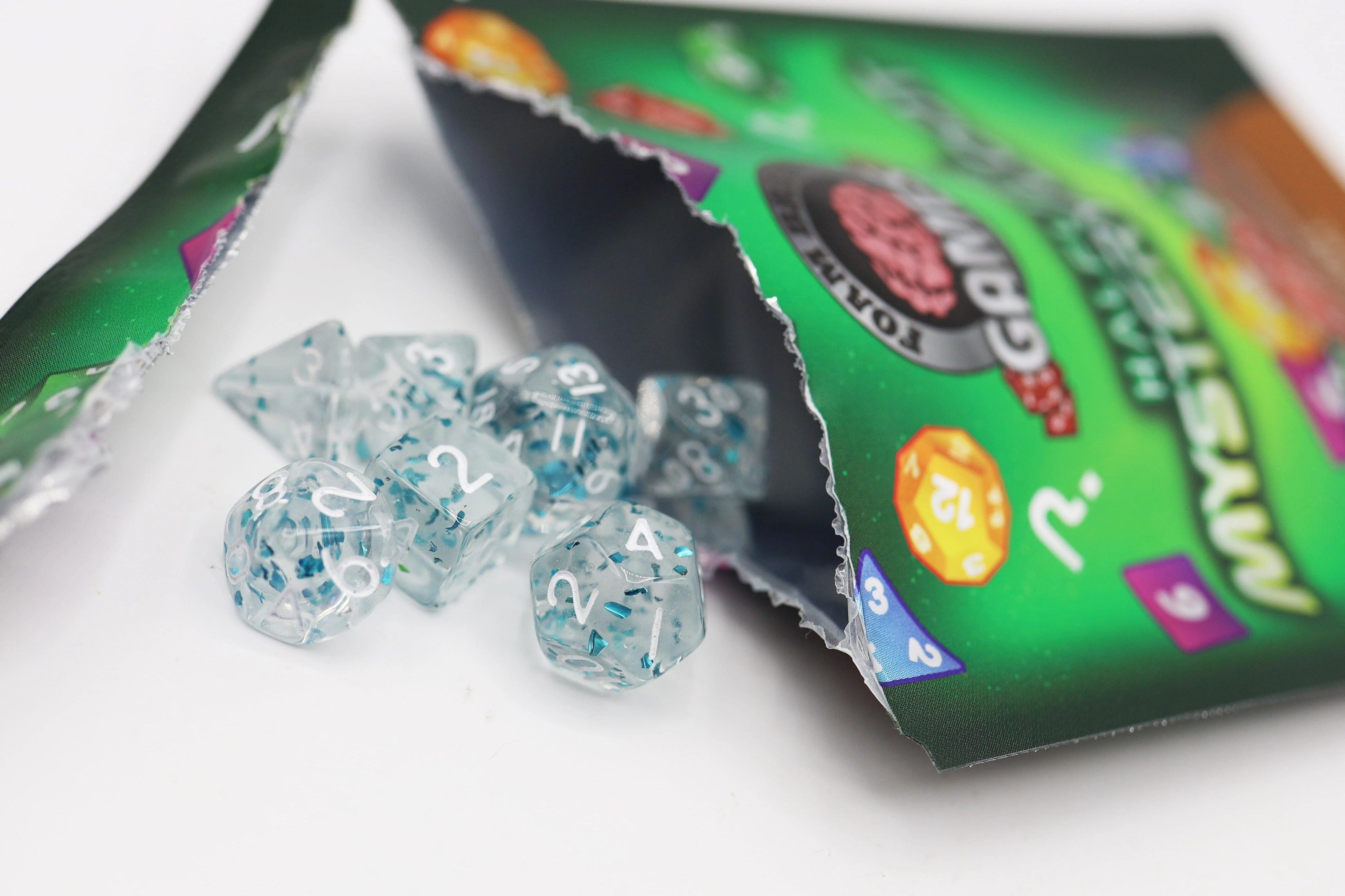 Halfling Mystery Loot: Mini Plastic RPG Dice Set Dice & Counters Foam Brain Games    | Red Claw Gaming