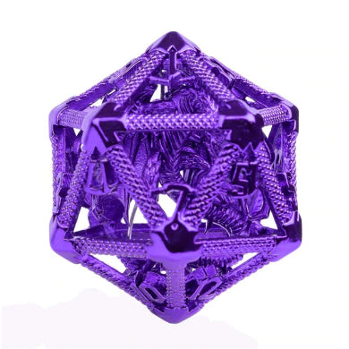 HOLLOW DRAGON KEEP D20 - PURPLE Dice & Counters Foam Brain Games    | Red Claw Gaming