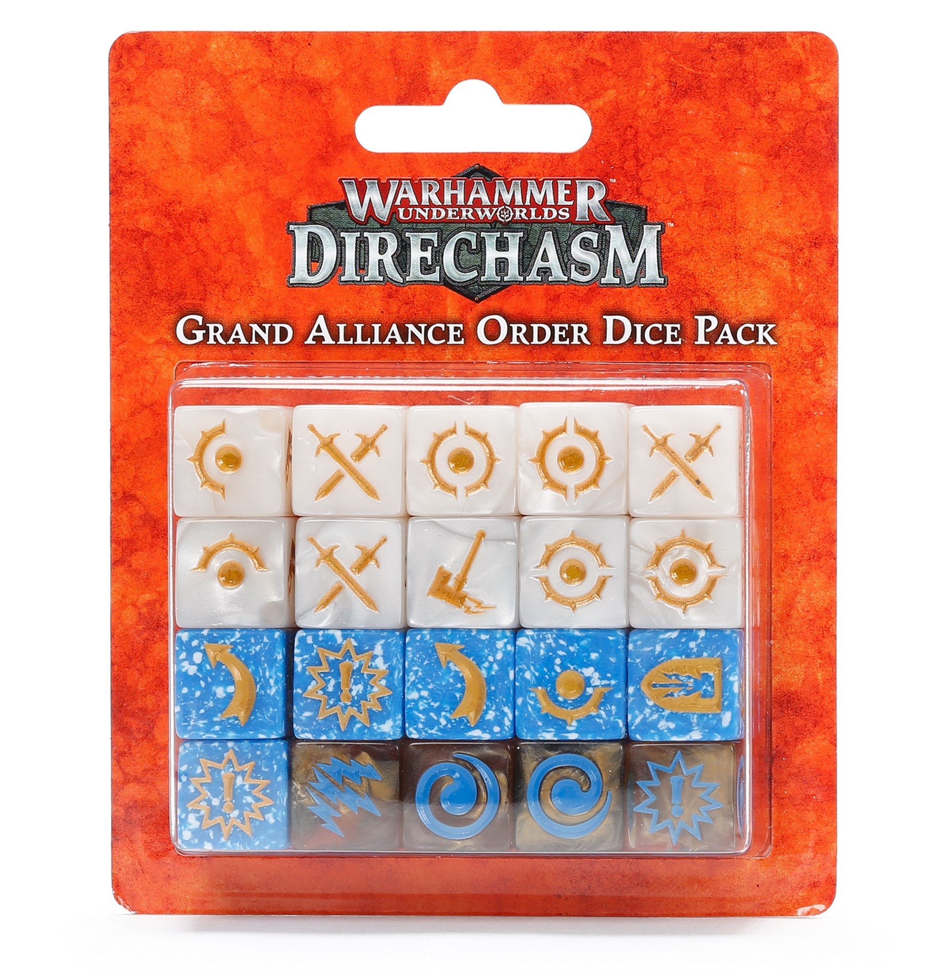 WHU: GRAND ALLIANCE ORDER DICE PACK Warhammer Underworlds Games Workshop | Red Claw Gaming