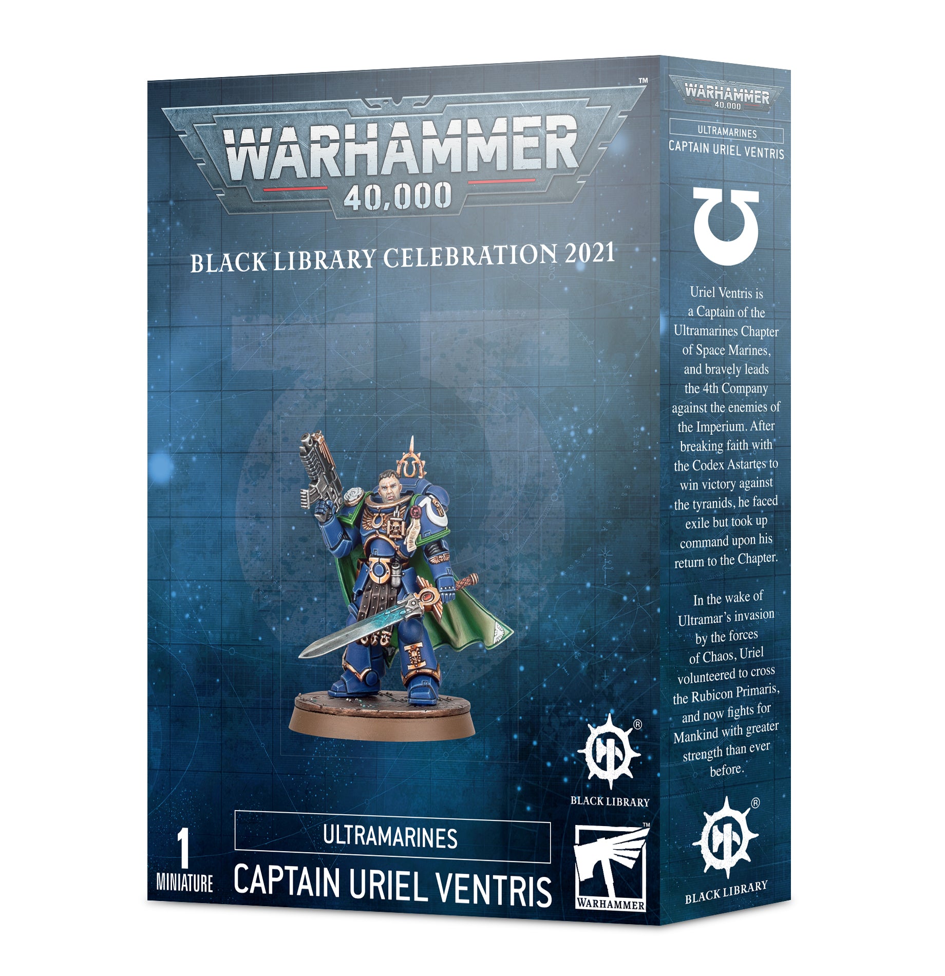 ULTRAMARINES CAPTAIN URIEL VENTRIS (Direct) Space Marines Games Workshop | Red Claw Gaming