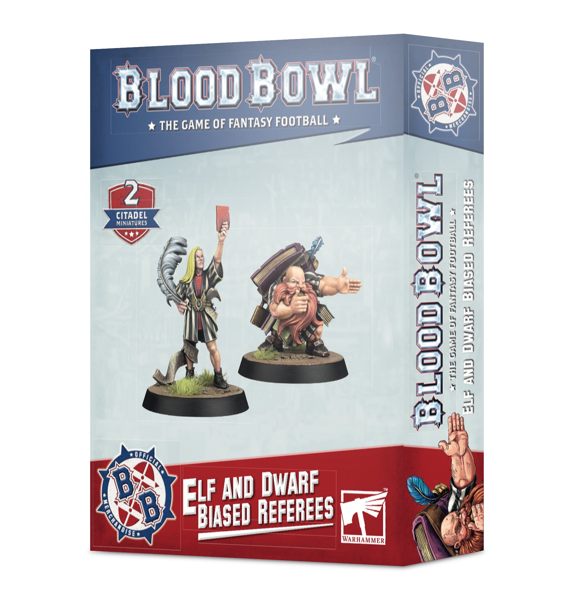 BLOOD BOWL ELF AND DWARF BIASED REFEREES Blood Bowl Games Workshop    | Red Claw Gaming