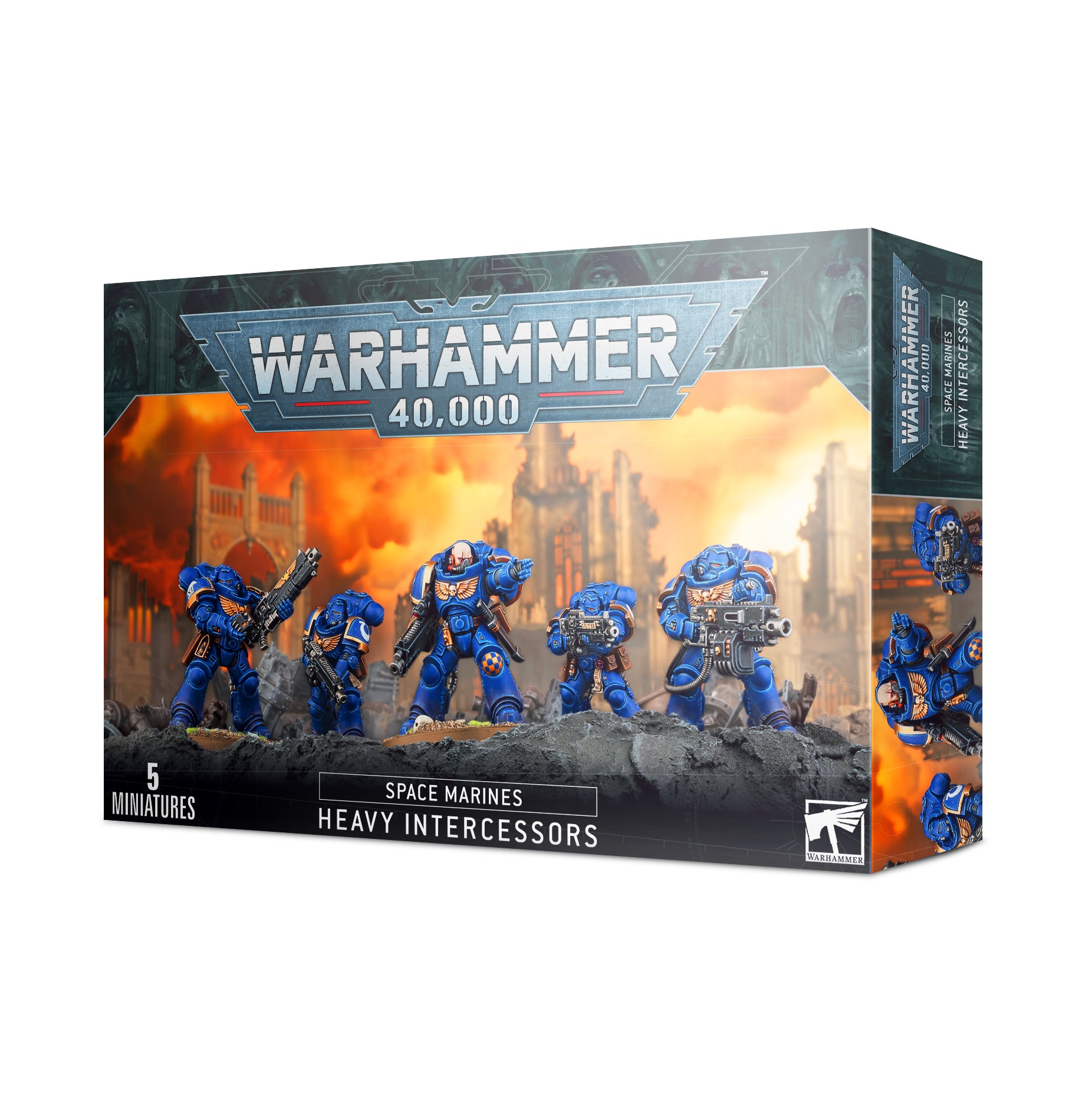 SPACE MARINES HEAVY INTERCESSORS Space Marines Games Workshop    | Red Claw Gaming