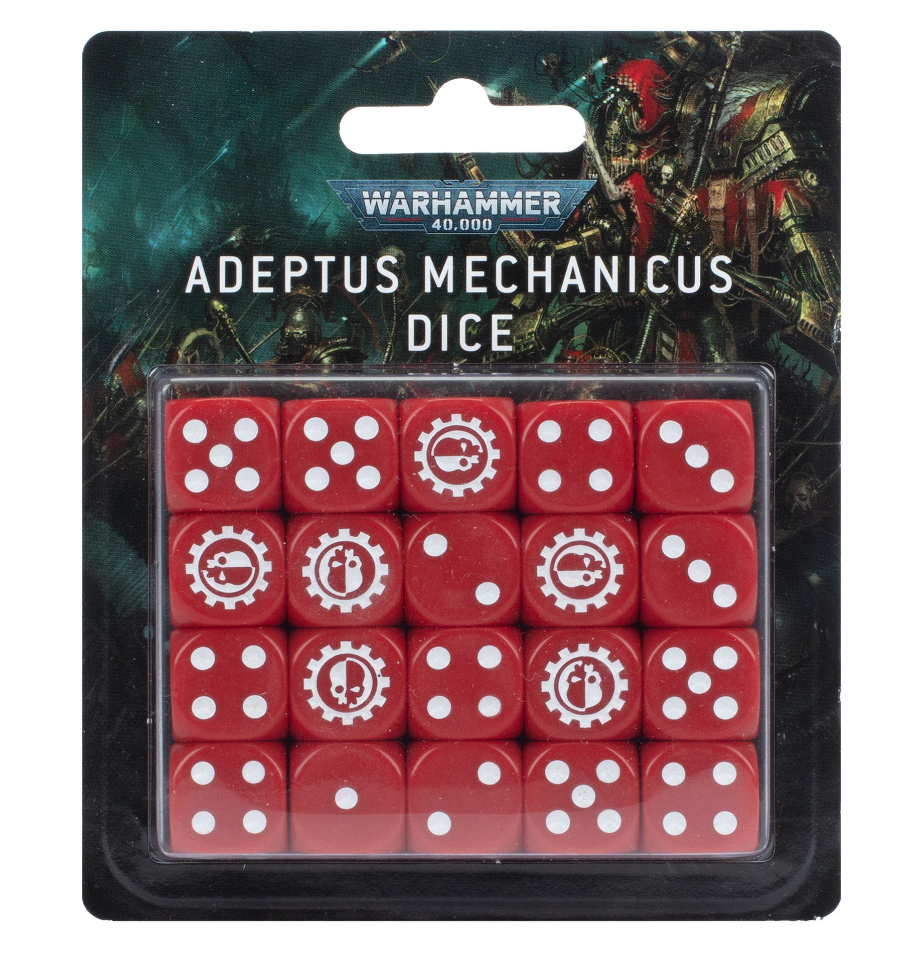 WARHAMMER 40000: ADEPTUS MECHANICUS DICE Adeptus Mechanicus Games Workshop    | Red Claw Gaming