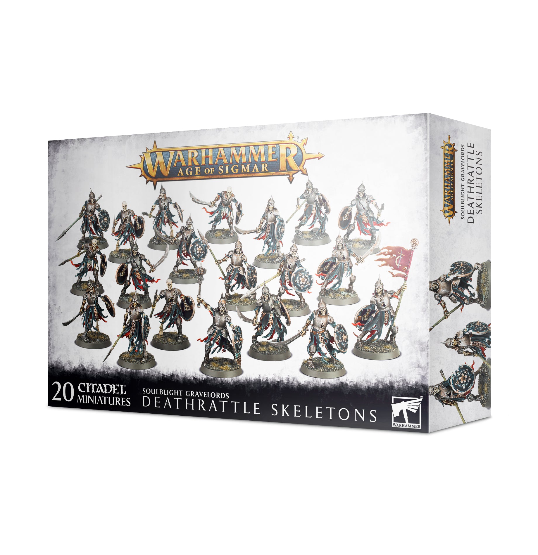 SOULBLIGHT GRAVELORDS: DEATHRATTLE SKELETONS Gravelords Games Workshop    | Red Claw Gaming