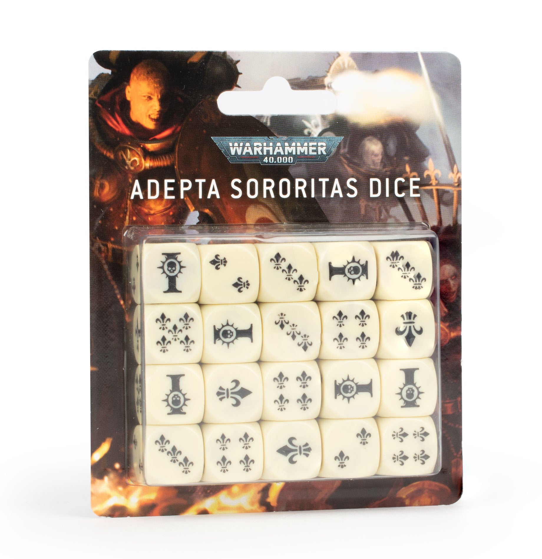 WARHAMMER 40000: ADEPTA SORORITAS DICE Adepta Sororitas Games Workshop    | Red Claw Gaming