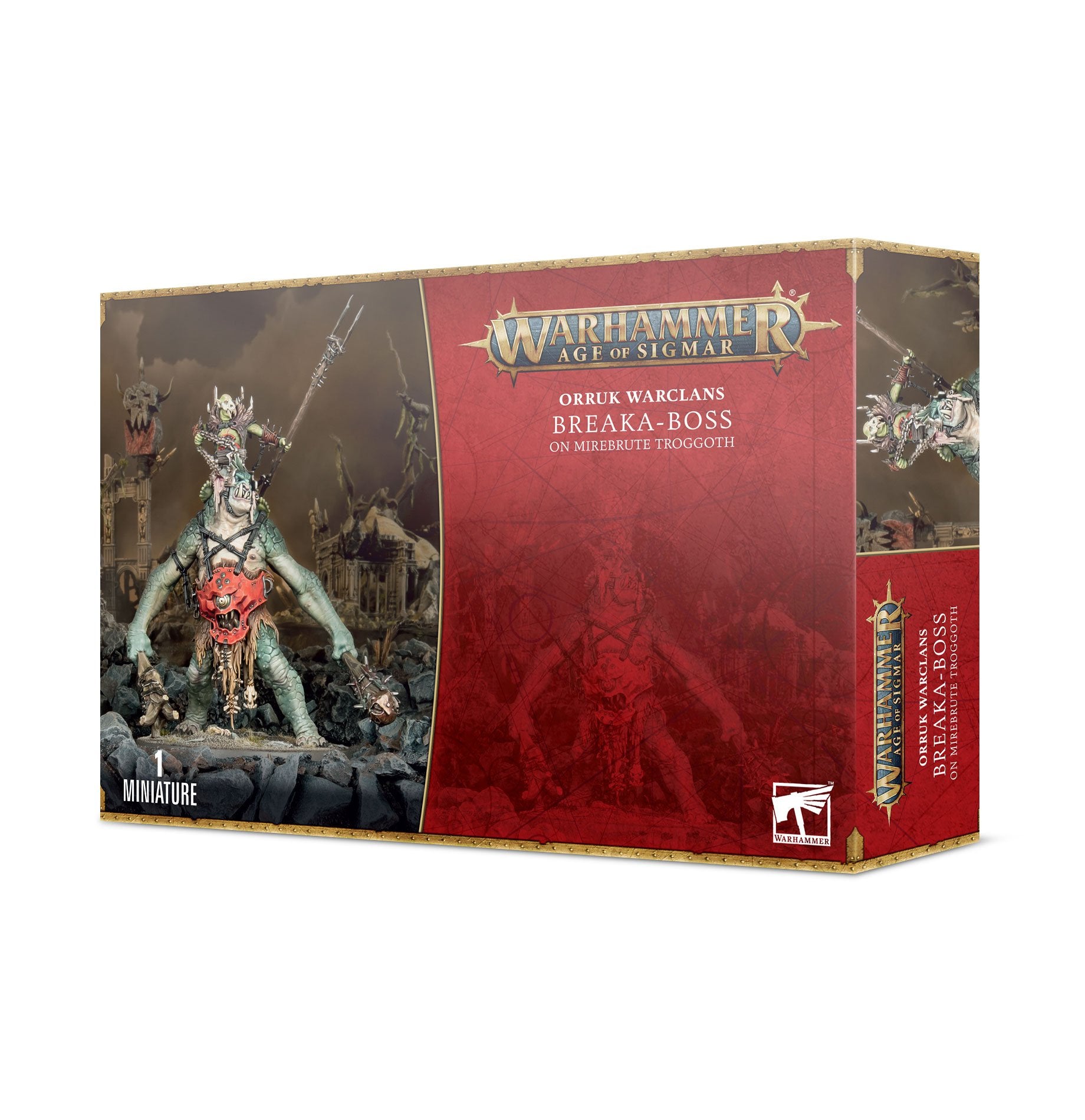 ORRUK WARCLANS: BREAKA-BOSS ON MIREBRUTE TROGGOTH Orruk Games Workshop Trade | Red Claw Gaming
