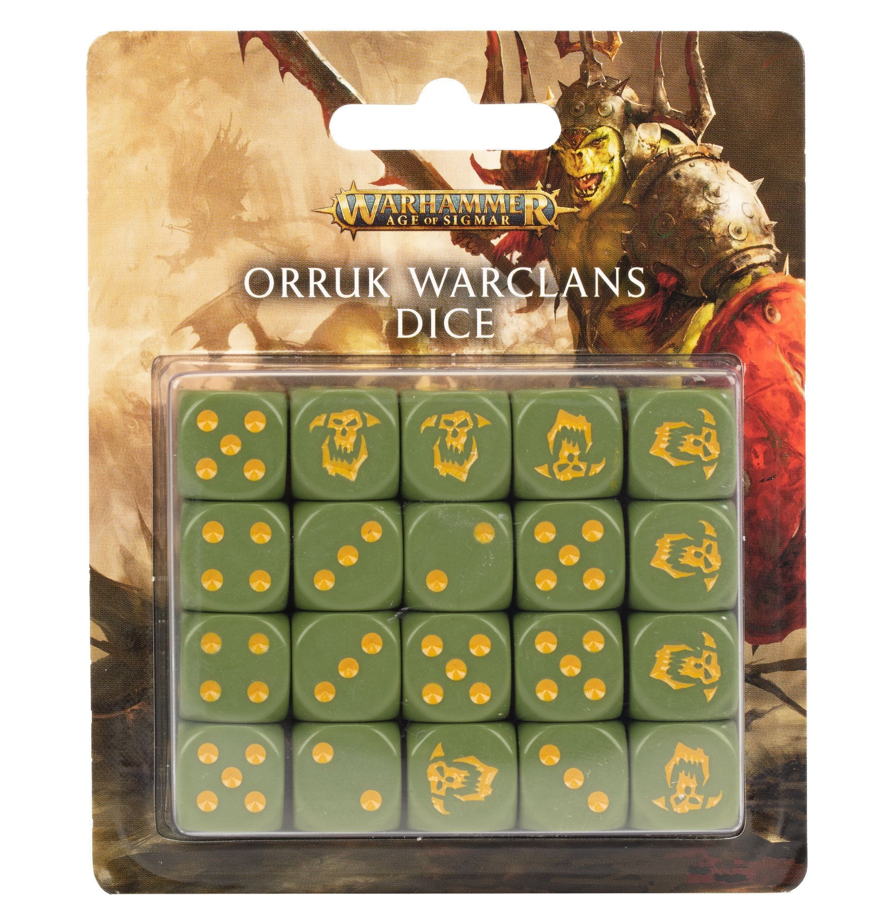 AGE OF SIGMAR: ORRUK WARCLANS DICE (DIRECT) Age of Sigmar Games Workshop    | Red Claw Gaming