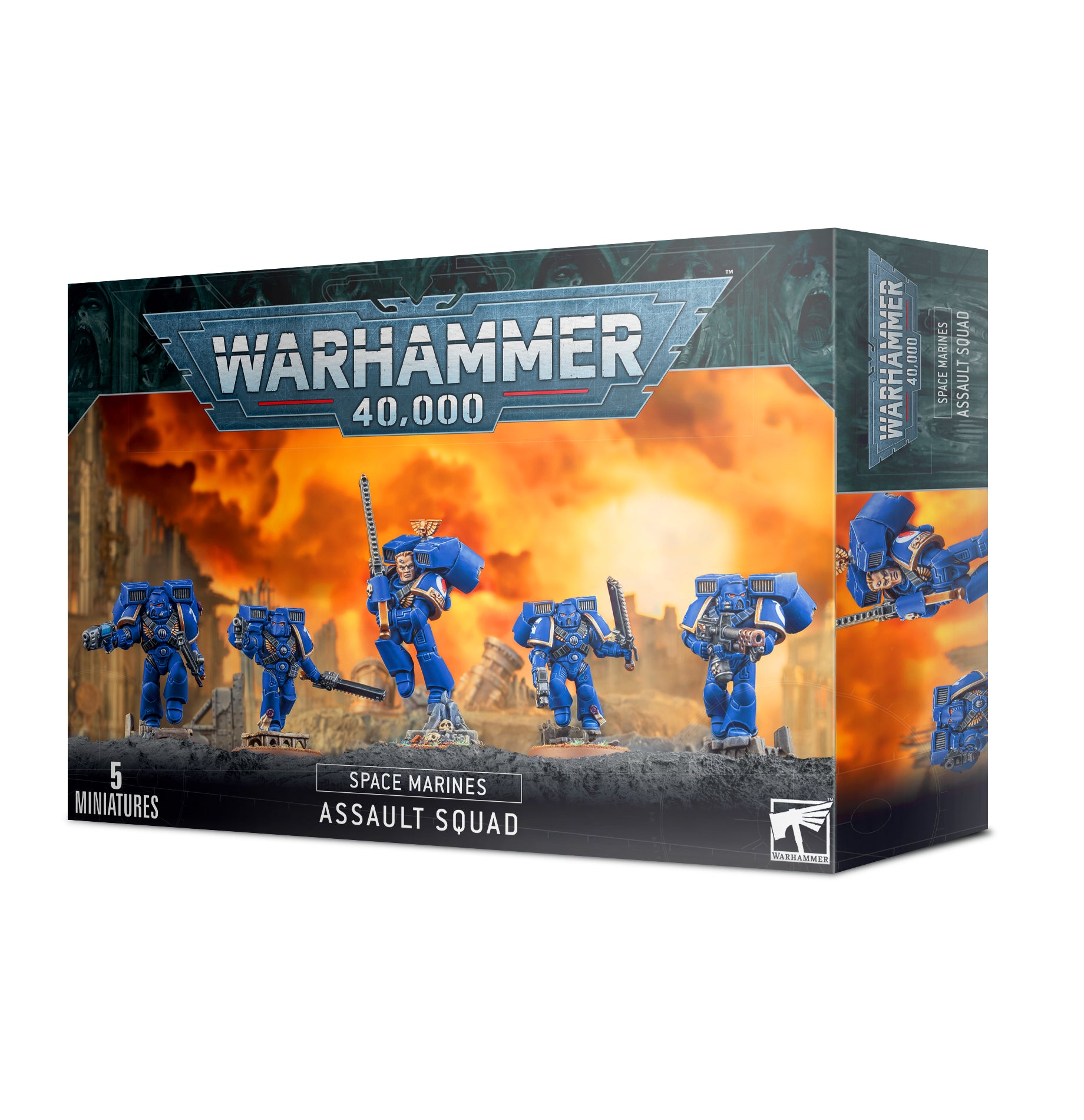 SPACE MARINES ASSAULT SQUAD Space Marines Games Workshop | Red Claw Gaming