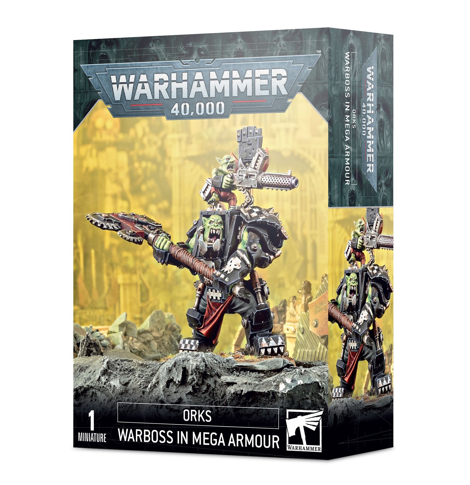 ORKS ORK WARBOSS IN MEGA ARMOUR Orks Games Workshop | Red Claw Gaming