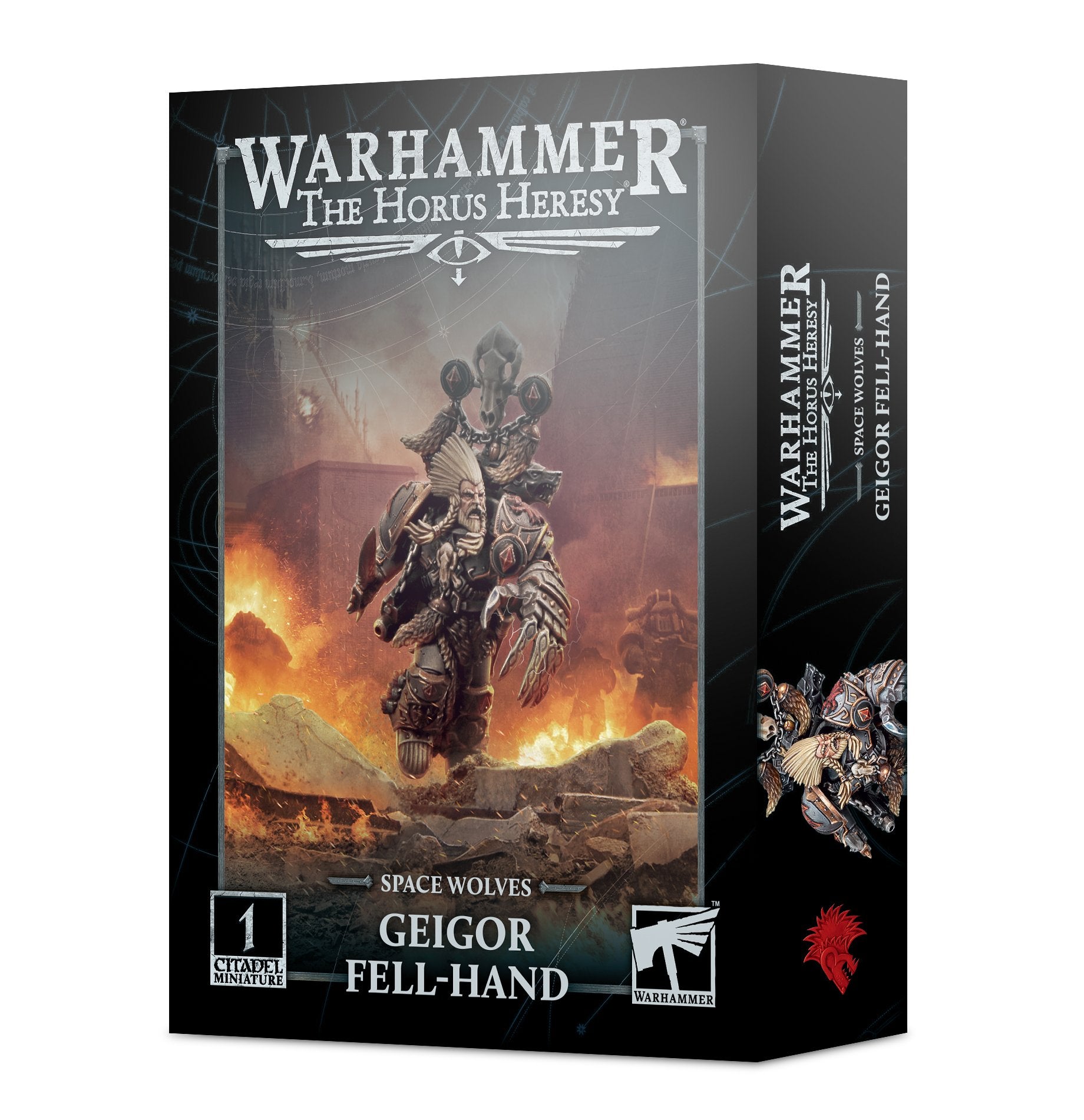 Horus Heresy: SPACE WOLVES: GEIGOR FELL-HAND Horus Heresy Games Workshop | Red Claw Gaming