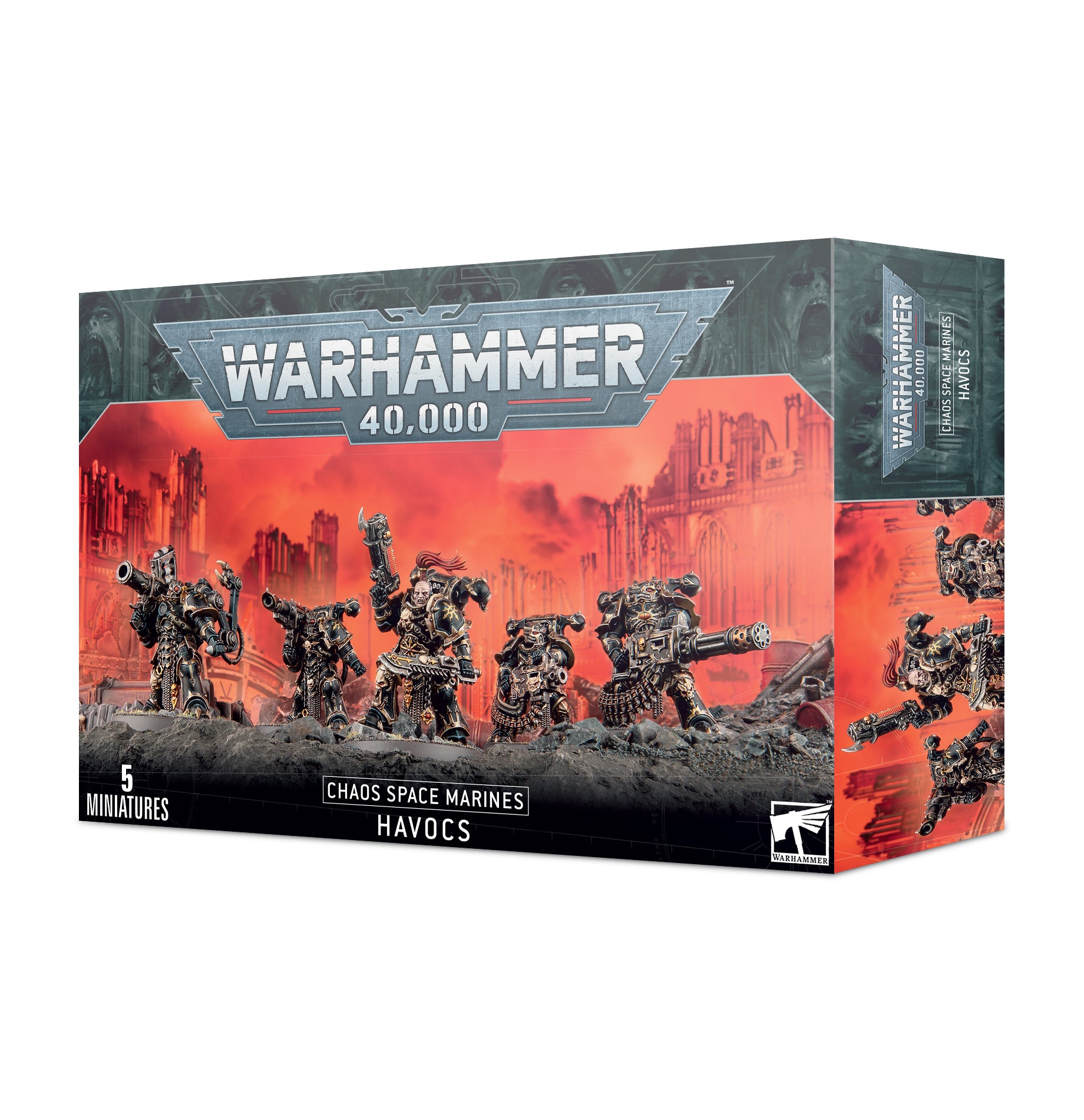 CHAOS SPACE MARINES HAVOCS Chaos Space Marines Games Workshop | Red Claw Gaming