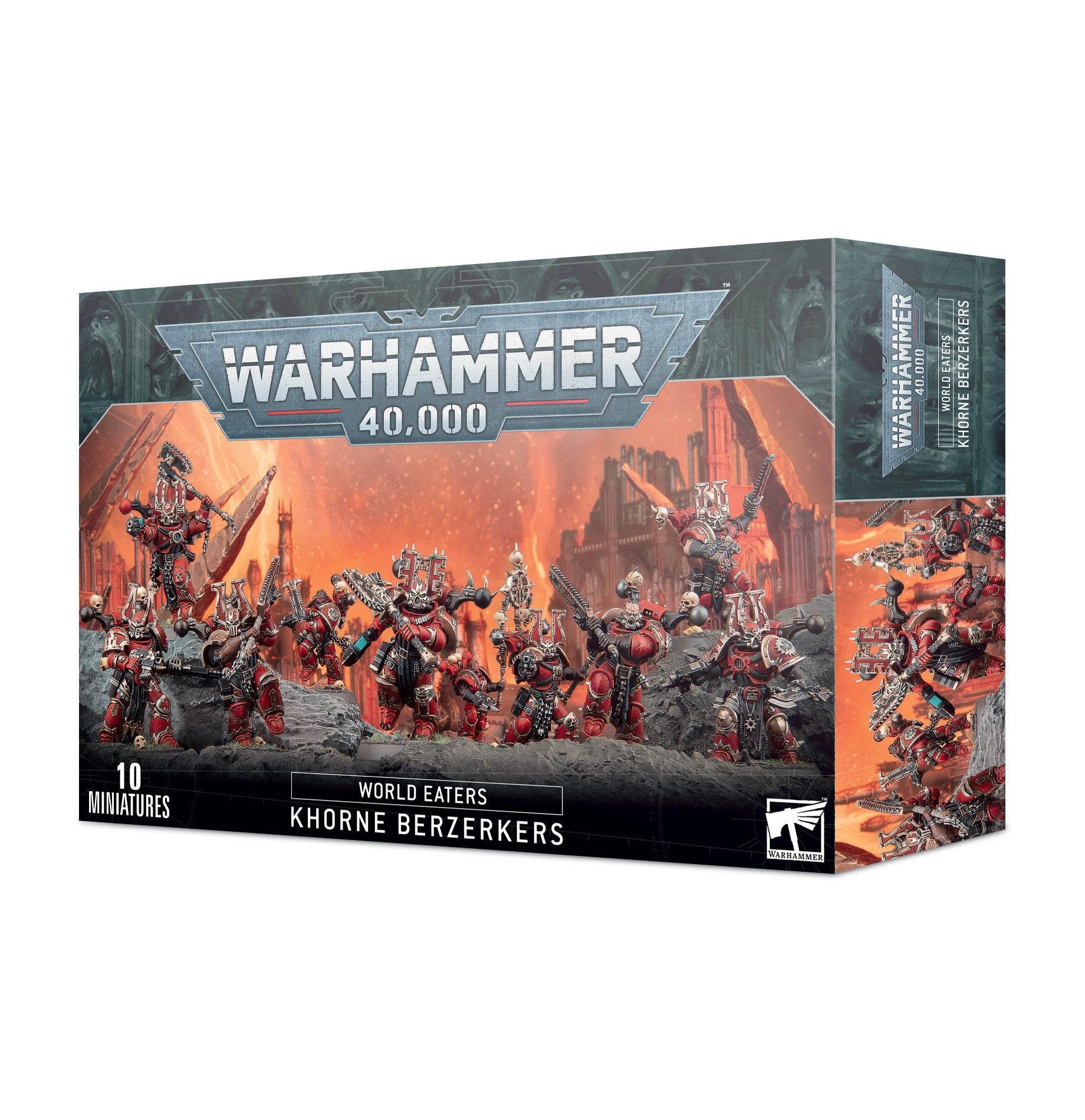 WORLD EATERS: KHORNE BERZERKERS Chaos Space Marines Games Workshop    | Red Claw Gaming