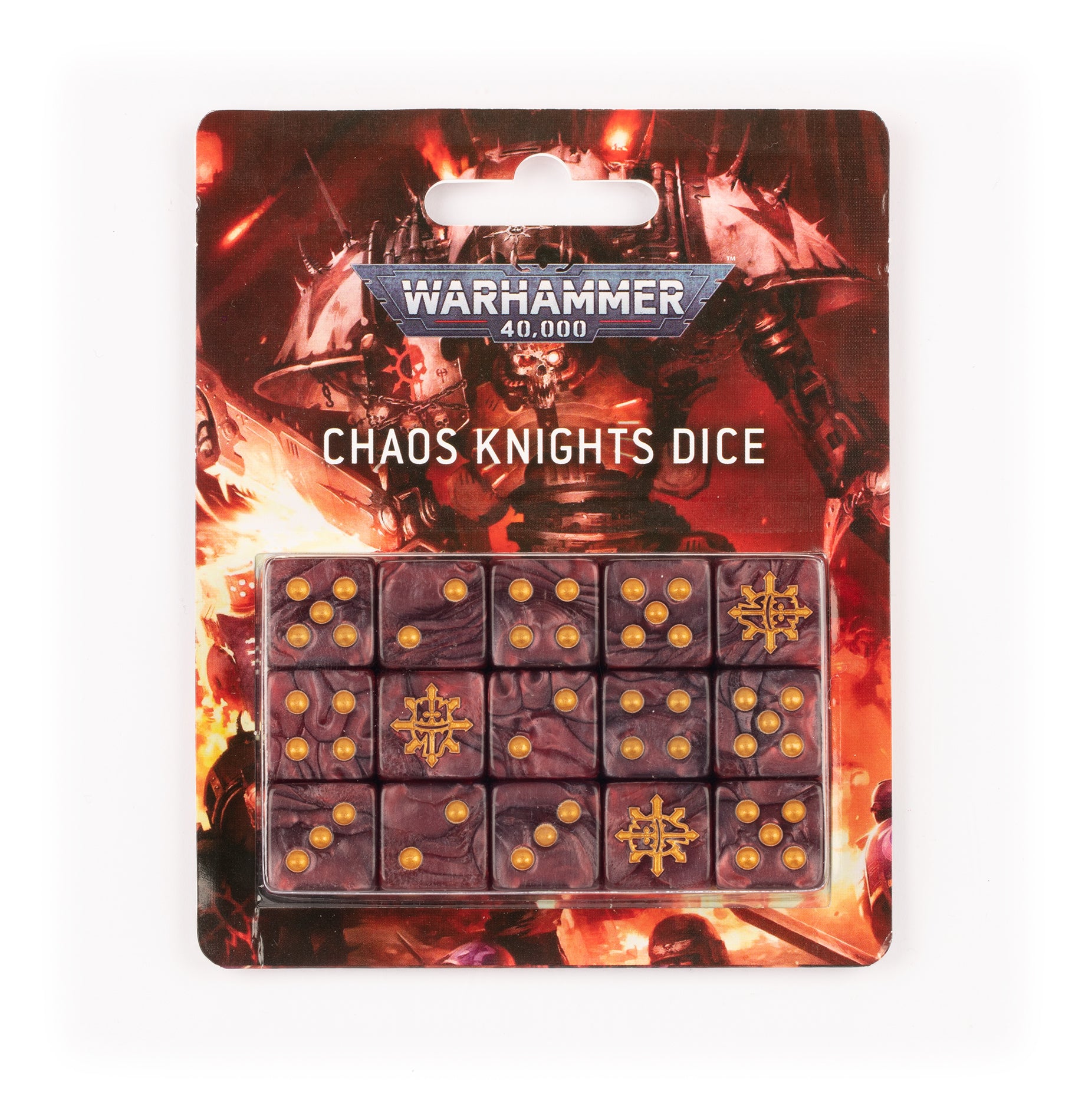 WARHAMMER 40000: CHAOS KNIGHTS DICE Chaos Knights Games Workshop    | Red Claw Gaming