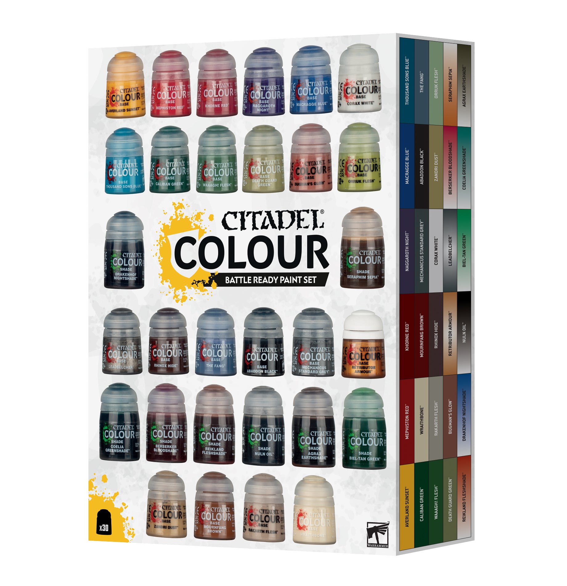 CITADEL COLOUR: BATTLE READY PAINT SET Citadel Games Workshop    | Red Claw Gaming