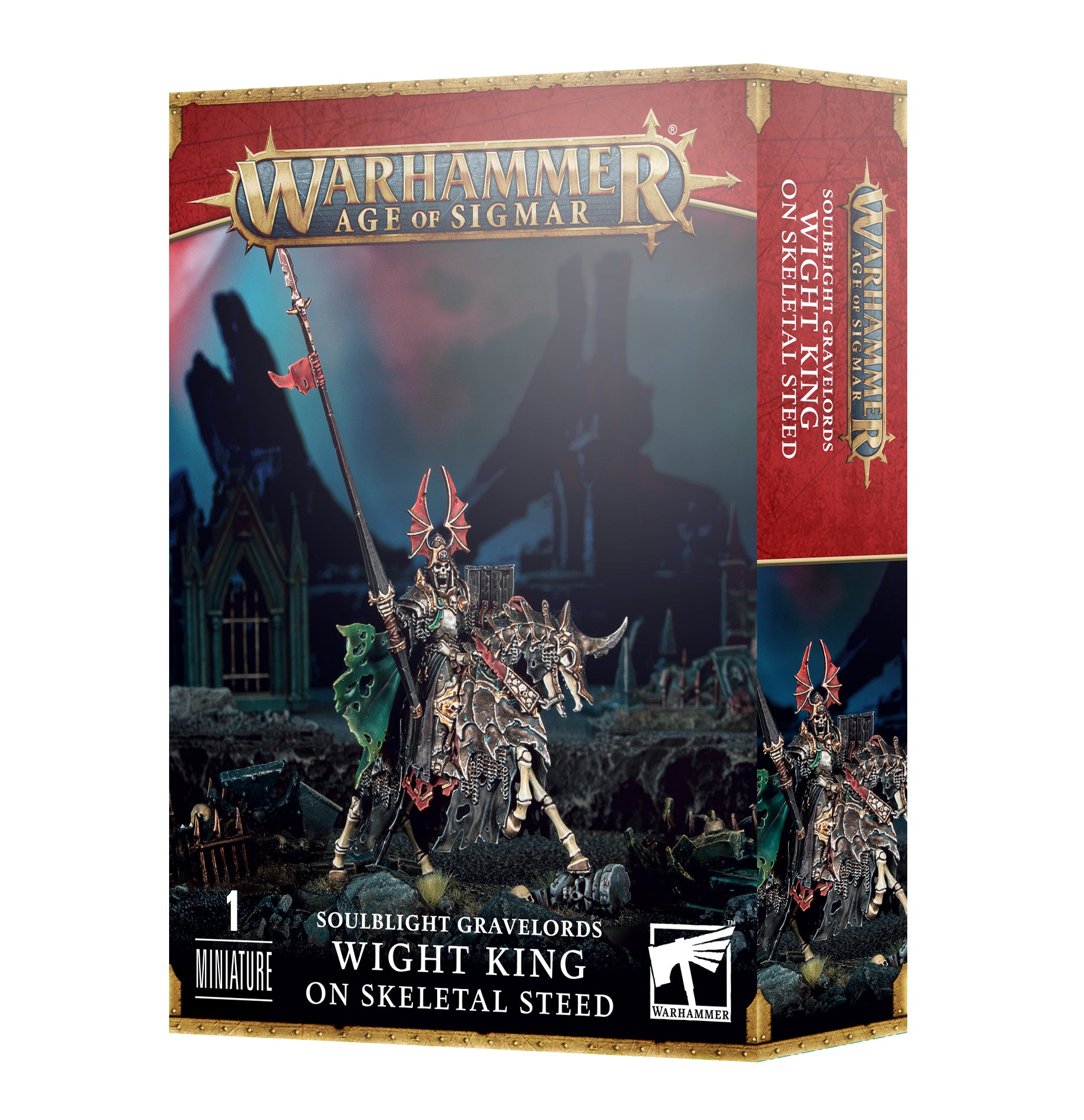 SOULBLIGHT GRAVELORDS: WIGHT KING ON STEED Soulblight Gravelords Games Workshop | Red Claw Gaming