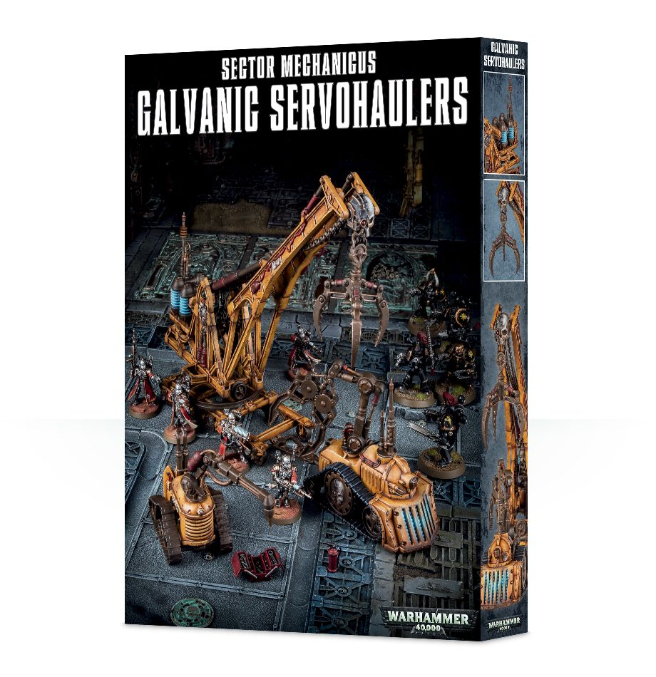 SECTOR MECHANICUS:GALVANIC SERVO-HAULERS Terrain Games Workshop | Red Claw Gaming