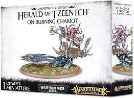 HERALD OF TZEENTCH ON BURNING CHARIOT (DIRECT) Disciples of Tzeentch Games Workshop | Red Claw Gaming