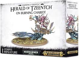 HERALD OF TZEENTCH ON BURNING CHARIOT (DIRECT) Chaos Daemons Games Workshop    | Red Claw Gaming