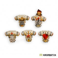 Imperial Crusaders Backpacks (5) Minatures Kromlech    | Red Claw Gaming