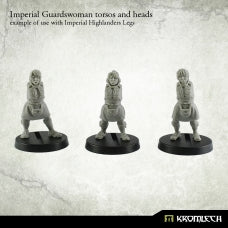 Imperial Guardswoman torsos and heads (5) Minatures Kromlech    | Red Claw Gaming