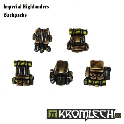 Imperial Highlander Backpacks (10) Minatures Kromlech    | Red Claw Gaming