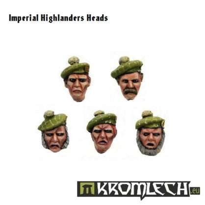 Imperial Highlanders Heads (10) Minatures Kromlech    | Red Claw Gaming