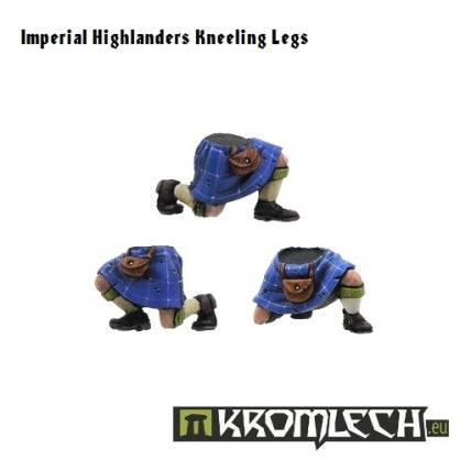 Imperial Highlanders Kneeling Legs (6) Minatures Kromlech    | Red Claw Gaming