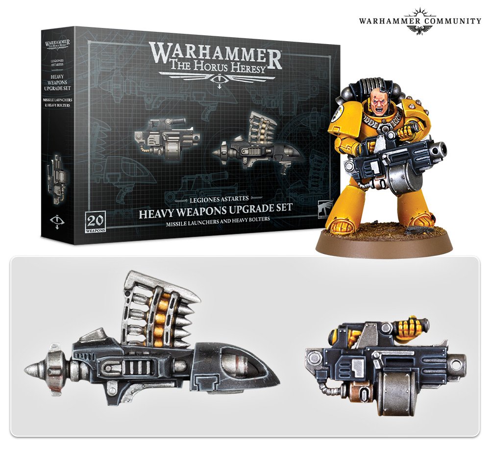 Liber Astartes: MISSILE LAUNCHERS & HEAVY BOLTERS Horus Heresy Games Workshop | Red Claw Gaming