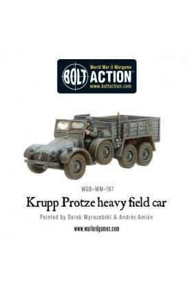 Krupp Protze Heavy Field Car Germany Warlord Games    | Red Claw Gaming