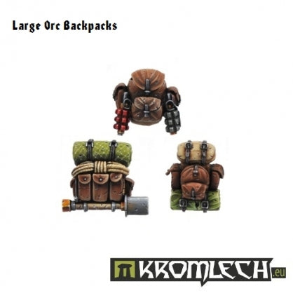 Large Orc Backpacks (6) Minatures Kromlech    | Red Claw Gaming