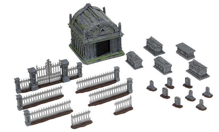 Wizkids 4D Cemetery of the Fallen Minatures Wizkids Games    | Red Claw Gaming
