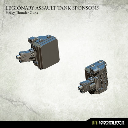 Legionary Assault Tank Sponsons: Heavy Thunder Guns (1) Minatures Kromlech    | Red Claw Gaming
