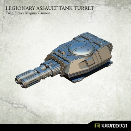Legionary Assault Tank Turret: Twin Heavy Magma Cannon (1) Minatures Kromlech    | Red Claw Gaming