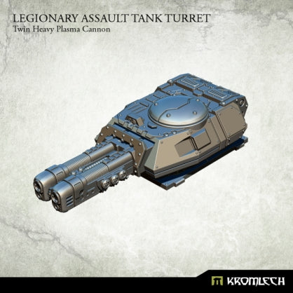 Legionary Assault Tank Turret: Twin Heavy Plasma Cannon (1) Minatures Kromlech    | Red Claw Gaming