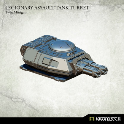 Legionary Assault Tank Turret: Twin Minigun (1) Minatures Kromlech    | Red Claw Gaming