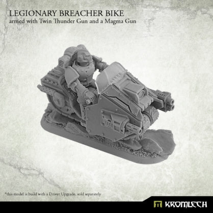 Legionary Breacher Bike (1) armed with twin thunder gun and magma rifle Minatures Kromlech    | Red Claw Gaming