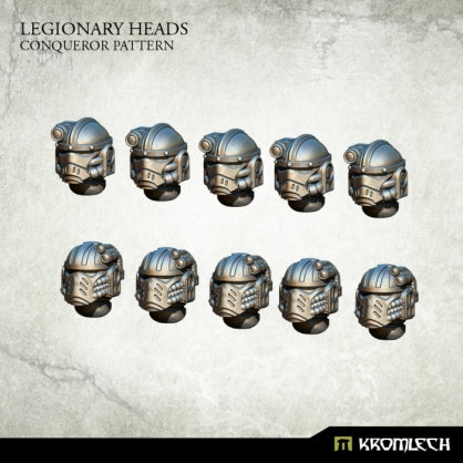Legionary Heads: Conqueror Pattern (10) Minatures Kromlech    | Red Claw Gaming