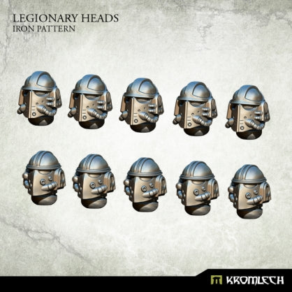 Legionary Heads: Iron Pattern (10) Minatures Kromlech    | Red Claw Gaming