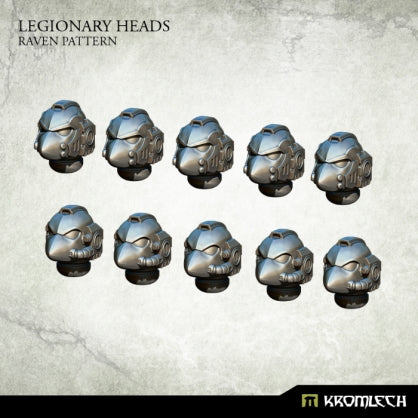 Legionary Heads: Raven Pattern (10) Minatures Kromlech    | Red Claw Gaming