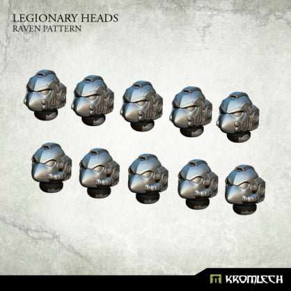 Legionary Heads: Raven Pattern (10) Minatures Kromlech    | Red Claw Gaming